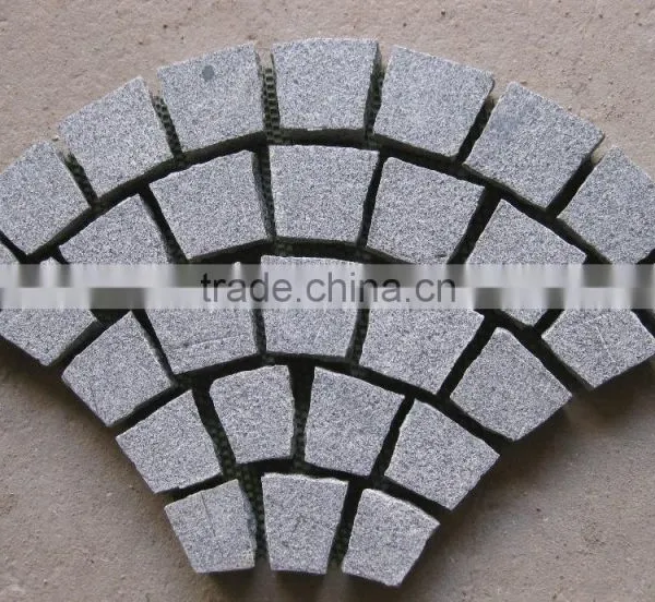 Fanned Paving Stone Cheap Driveway Paving Stone Fan Shape Granite Paving Stone photo-3
