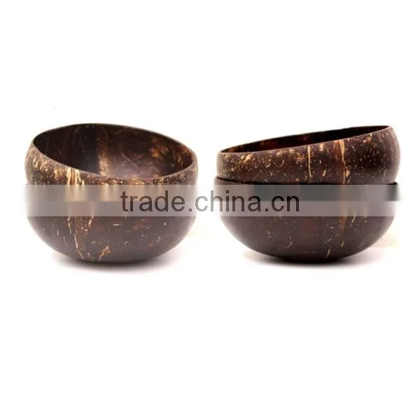 Natural Coconut Bowl / Vietnam Wholesale Cheap Price Lacquer Coconut Shell Bowl photo-2