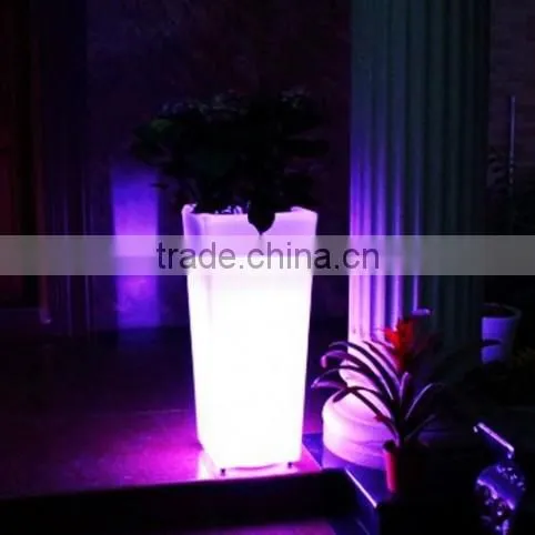 LED Large and Tall Flower Pots /led Cheap Plastic Tall Plastic Flower Pots Glowing Flower Pot photo-5