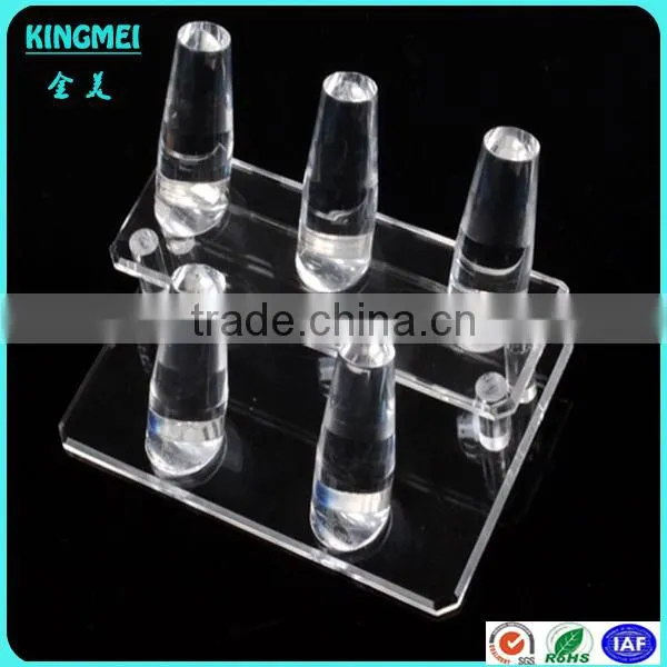 Popular Hot Sell 2 Tier Clear Acrylic Ring Display Holders photo-6
