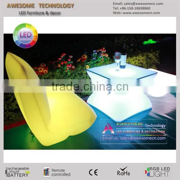 Plastic Lighted Led Small Low Tea Table photo-2