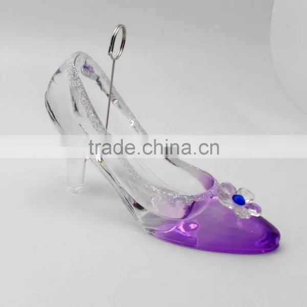 New Items Acrylic Crystal Shoes Wedding Gift Decorations for European photo-5