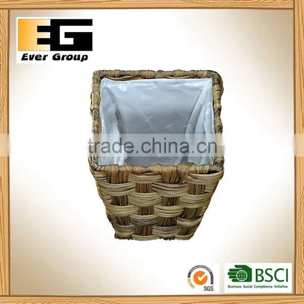 Plastics Rattan Garden Plant With Pvc Lining Square Basket photo-6