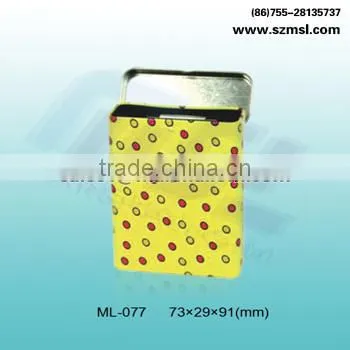 Hinged Tin Box for Playing Cards photo-2