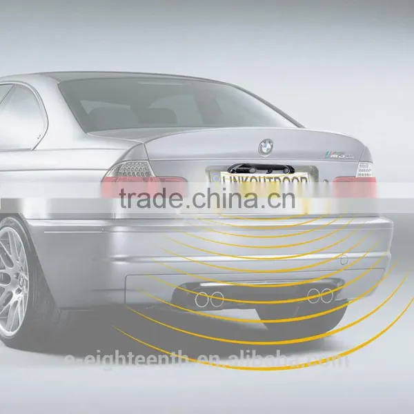 Cheap OEM 3 in 1 Video Camera+Control Box+ 2 Parking Sensor License Plate Car Backup Radar as Seen on tv photo-2