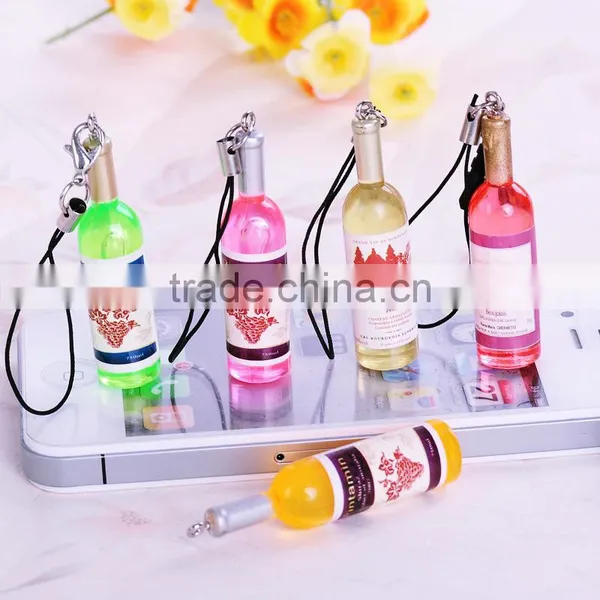 Cheap Lovely Wine Bottle Key Chain photo-5