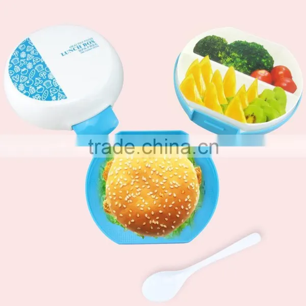 600ML Round Shape Lunch Box photo-2