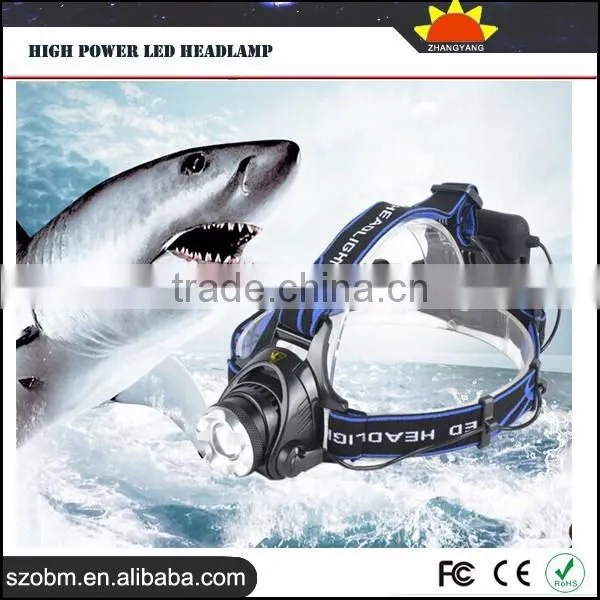 Multi-Function High Power T6 Zoom Focus Waterproof LED Headlamp photo-3