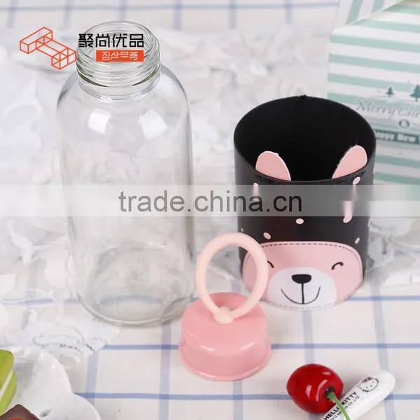 L00050 2017 High Quality Stylish Design Custom Handmade Pyrex Heat-Resistant Clear Glasses Bottles photo-4