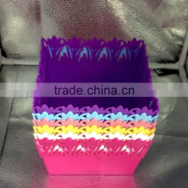 Colourful Plastic Snacks Dish Plate photo-3