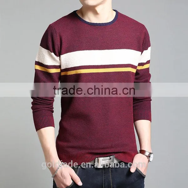 Fashion Pullover Woollen Sweater Cashmere/wool Sweater for Man photo-3