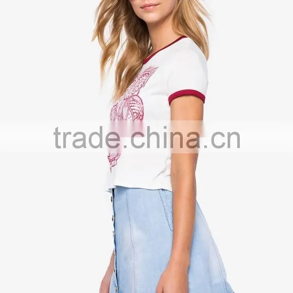 Casual Style Short Sleeve Women t Shirt Wholesale China photo-3