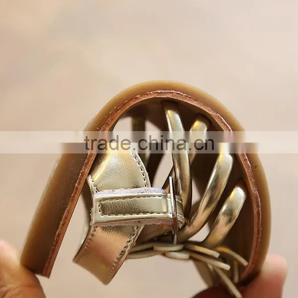 New Designs PU Materials to Make Baby Girls Sandals photo-2