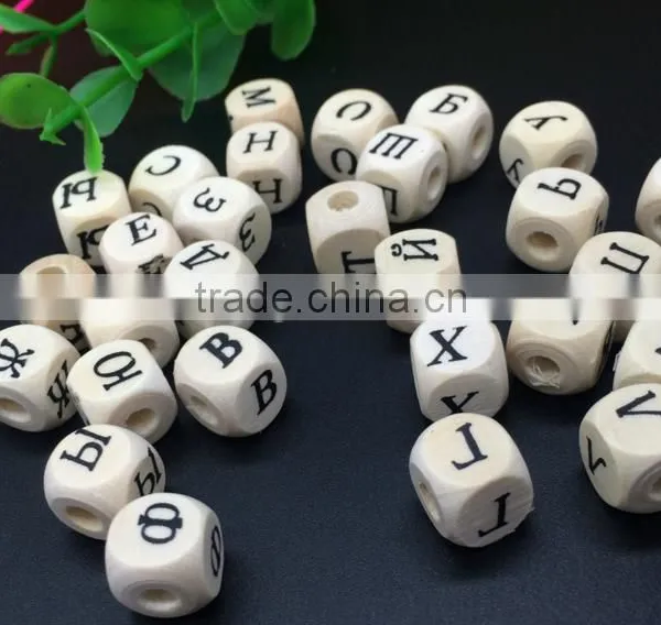 Acrylic Russian Letter Beads Polish Letter Beads Various Plastic Alphabet Letter Beads Kids Toys Accessories photo-3