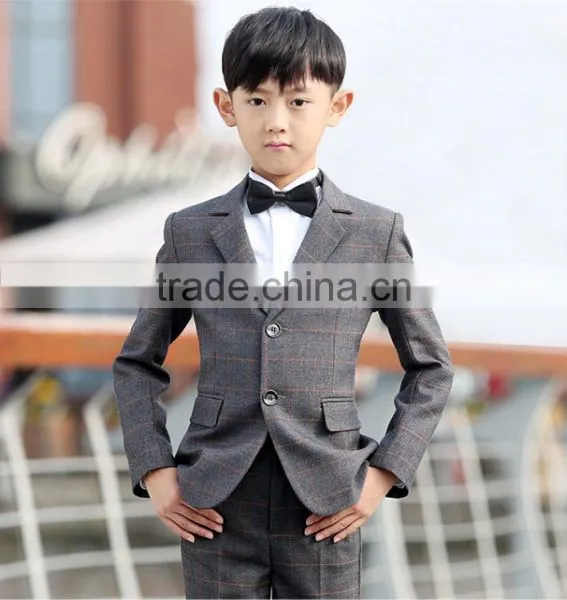2017 New Style Latest Design China Factory Pink Color Formal Young Boy Party Suit photo-6