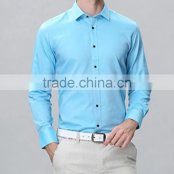 High Quality Men Formal Shirts Welcome Man Shirt Manufacturer photo-4