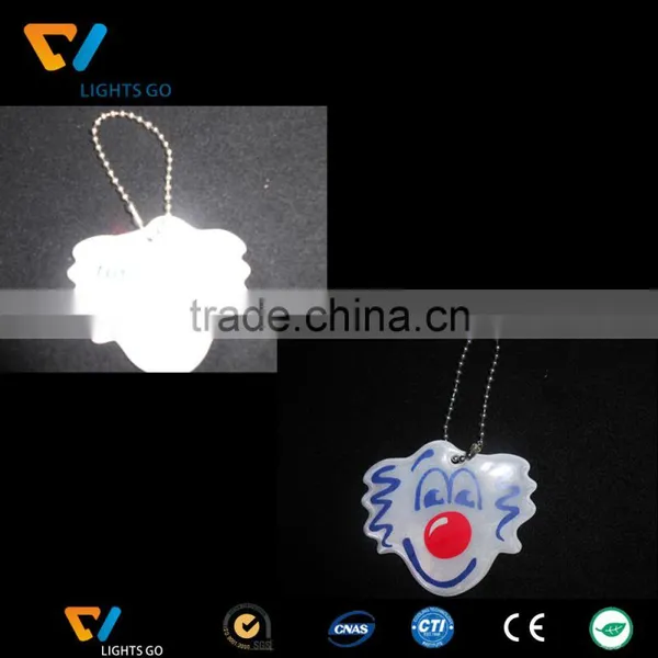 High Visible Custom Promotion Safety Custom Reflective Pin Badge photo-2