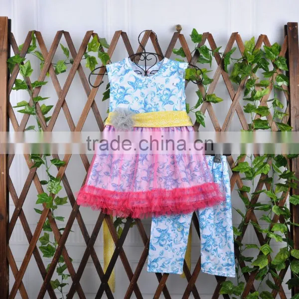 Summer Fashion Boutique Girl Clothing Sets Summer Cotton Wholesale Kids Clothes photo-6