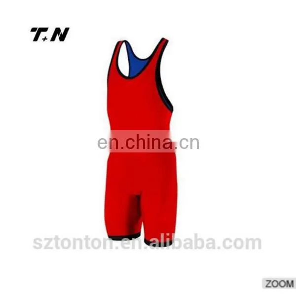 2017 Sublimation Custom Youth Wrestling Singlet photo-5