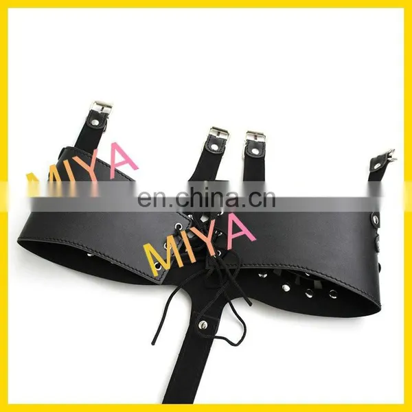 Adjustable Queen's PU Leather Costume Bondage Harness photo-6