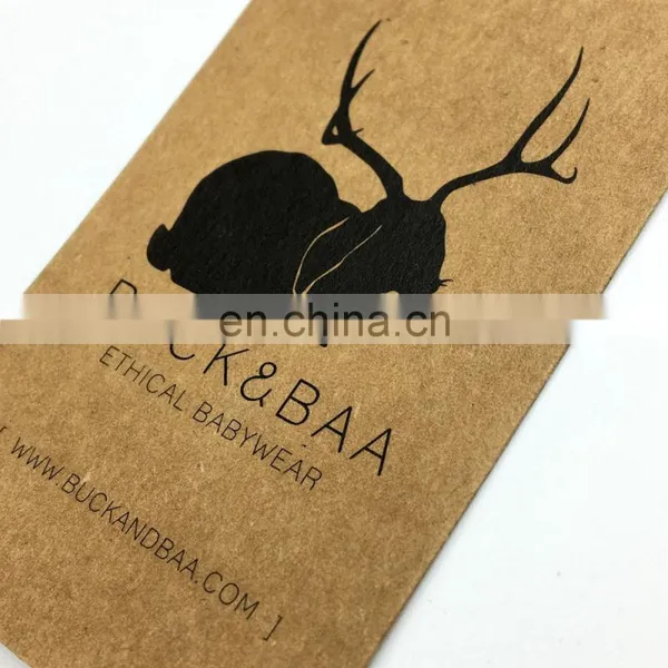 Custom Personalized Printed Kraft Hang Tags for Clothing photo-6