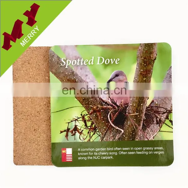 Anti-slip Heatproof Coffee Wood Coaster / Cup Cork Coaster photo-2