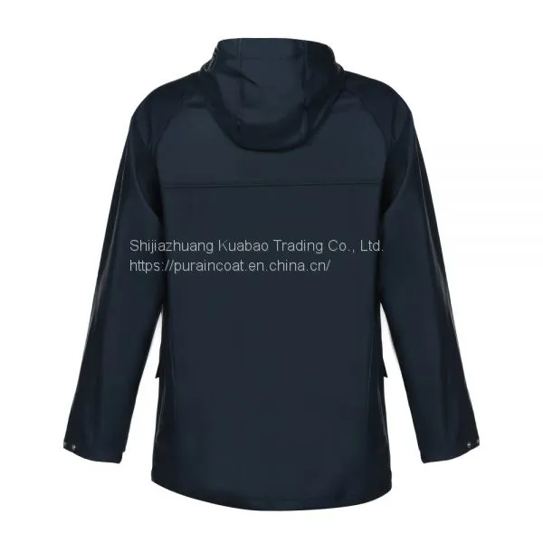 Waterproof PU Rain Jacket photo-2