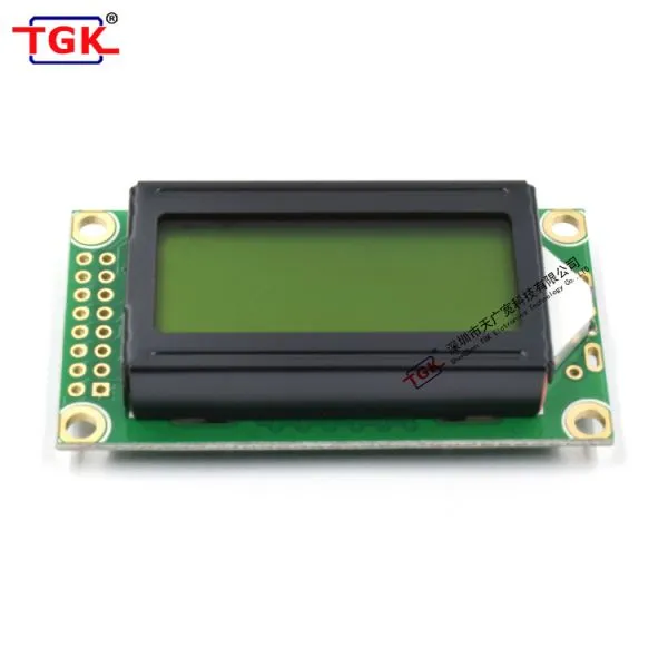 Lcd 8X2 Display 16pin Stn Character Blue/yellow-green Monochrome Display Screen 0802 Lcd Module photo-4