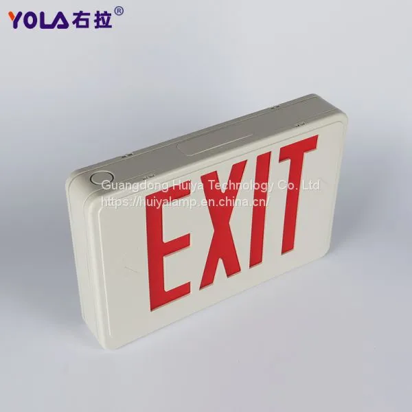 LED Rechargeable Wall Mounting Indicator Exit Lamp Exit Sign Light photo-3