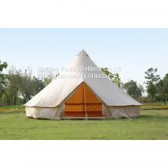 6m Canvas Bell Tent Custom Canvas Bell Tent Camping Teepees Manufacturer Canvas Camping Tents photo-3