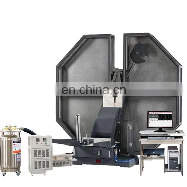 Computer Full Automatic Control Liquid Nitrogen Refrigeration Charpy Impact Testing Machine photo-7
