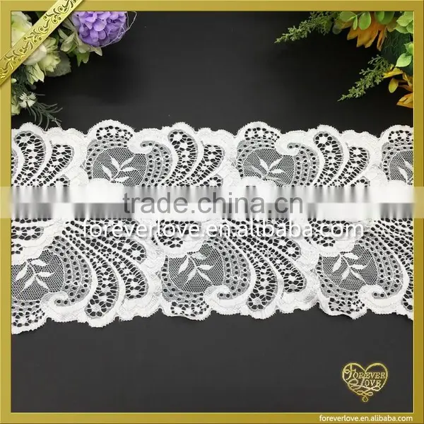 Wholesale Embroidered China Embroidered Chemical Lace Fabric FLL-054 photo-3
