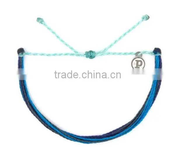 Hot Sale Chinese Good Luck Bracelet Wax Cord Woven Bracelet for Girl photo-3