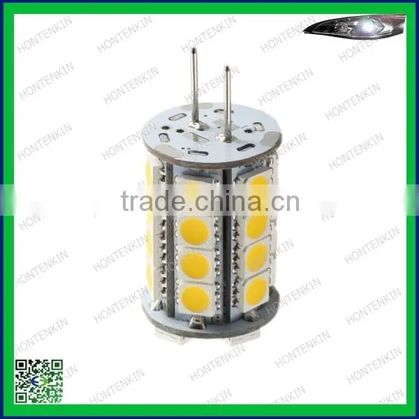 Bi-pin G4 Tower Type 30 LEDs SMD 5050 LED Bulbs Warm White 12V DC photo-6
