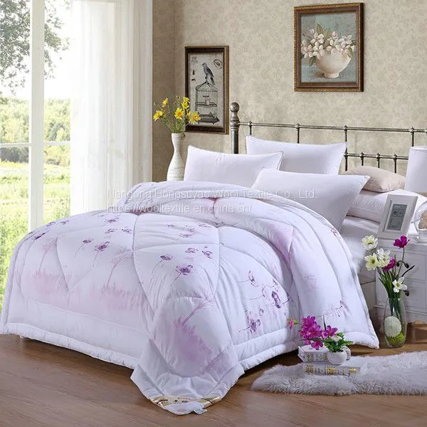 Unique Print Design Luxury 100 % Cashmere Quilt Winter Comforter With Light Weight photo-2