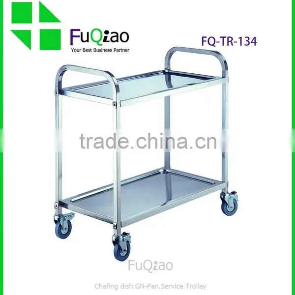 Factory Price High Quality Metal Hotel Service Large Dinner Trolley With Wheel photo-5