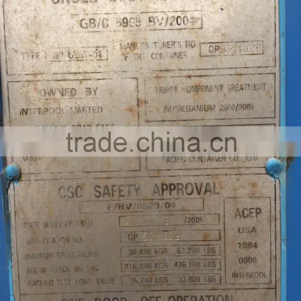 Used Containers of One Way to USA From China photo-4