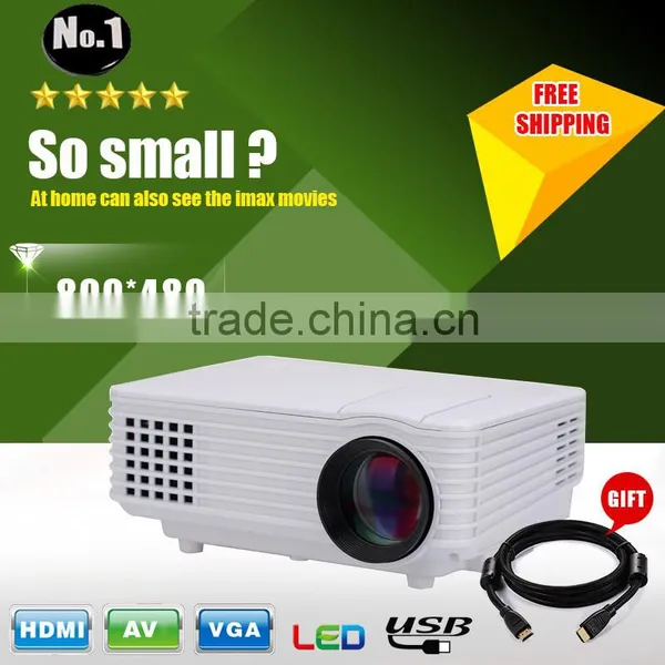 Hot Selling Portable Mini LED Lamp Projector For Home Education Full HD Video Projectors photo-4