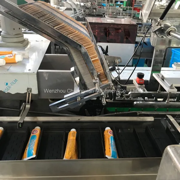 Carton Automatic Packing Line Depalletizer Machine for Toothpaste Ointment Tube in Production Line photo-3