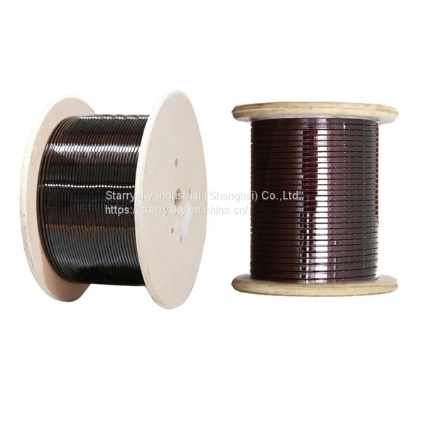 Enameled Rectangular Copper Wire Magnet Wire Enameled Flat Copper Wire