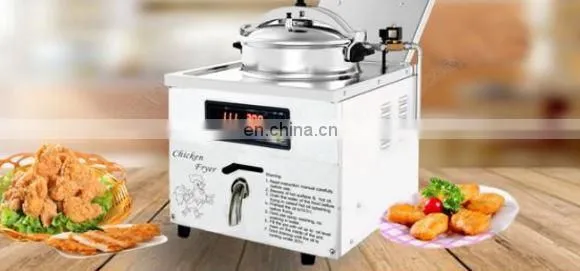 High Pressure American 110V Commercial Stainless Steel Electric Table Type Fryer Taiwan Chicken Pressure Fryer photo-3