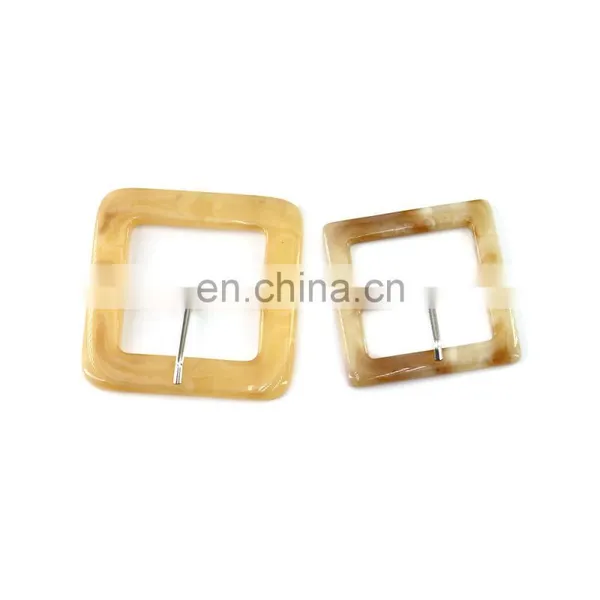 Wholesale Fashion Exquisite Distinctive Charming Resin Pin Roller Buckle Belt Buckle For Dress Garments photo-2