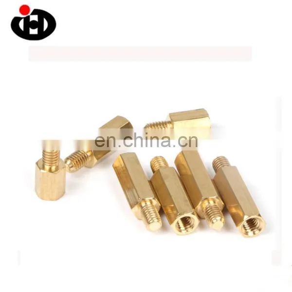 Hot Sale Brass Copper Round Knurled Cylinder Standoff Male Screw Hollow Screw photo-4