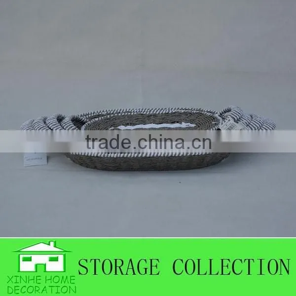 Set of 4 Cheap Handwoven Paper Rope Baskets photo-2