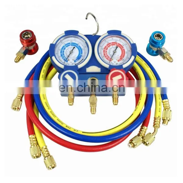 MG-2-R134a R410A Manifold Gauge Set für HVAC-Kälteanlagen und Autoklimaanlagen, Aufladung für R22, R12, R502, 404 AC-Messgerät photo-4
