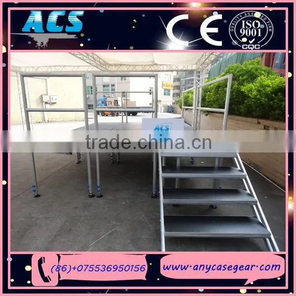 ACS Trade Show Stage, Wedding Stage, Fashion Concert Stage With Rail photo-6