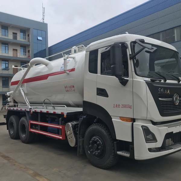 345HP 6*4 Shacman Foton Dongfeng HOWO 18tons Sludge Disposal Fecal Vacuum Sewer Cleaner Septic Waste Water High Pressure Jetter Tank Sewage Drainage Truck photo-2