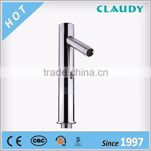 Brass Chrome Finish Lavatory Automatic Shut off Faucet in UAE photo-2