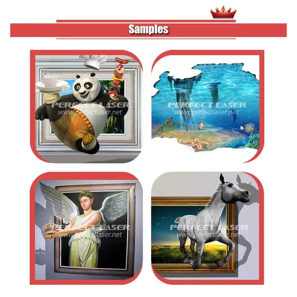Perfect Laser 3D UV Vertical Direct To Mural Inkjet Printer Ceramic Tile/Wooden Board Wall Painting Machine photo-3