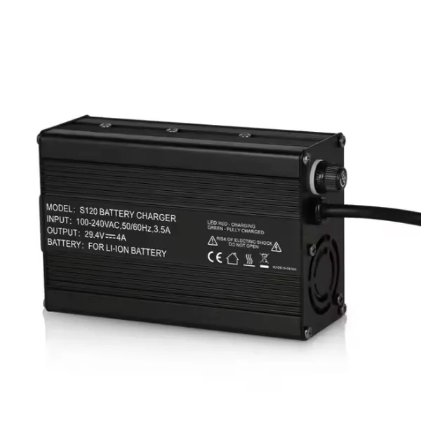 29.4V 24V 5a Battery Charger for Electric Wheelchair Electric Bikes Lithium LiFePO4 Charger